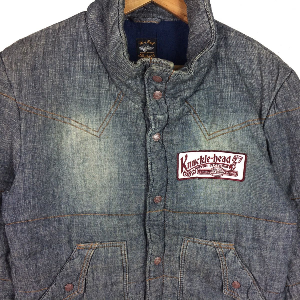 Vintage Vintage Knucklehead & Co Jacket Motorcycle Motor Clothing Size US S / EU 44-46 / 1 - 2 Thumbnail