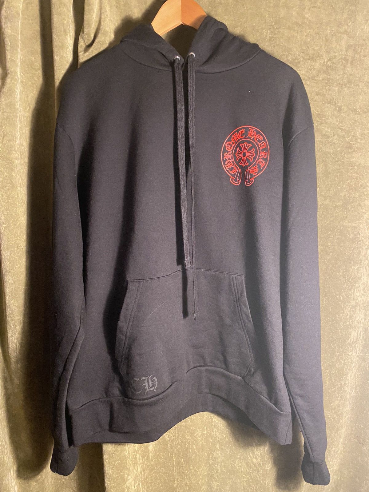 Chrome Hearts Chrome Hearts Black/Red Online Exclusive Hoodie | Grailed