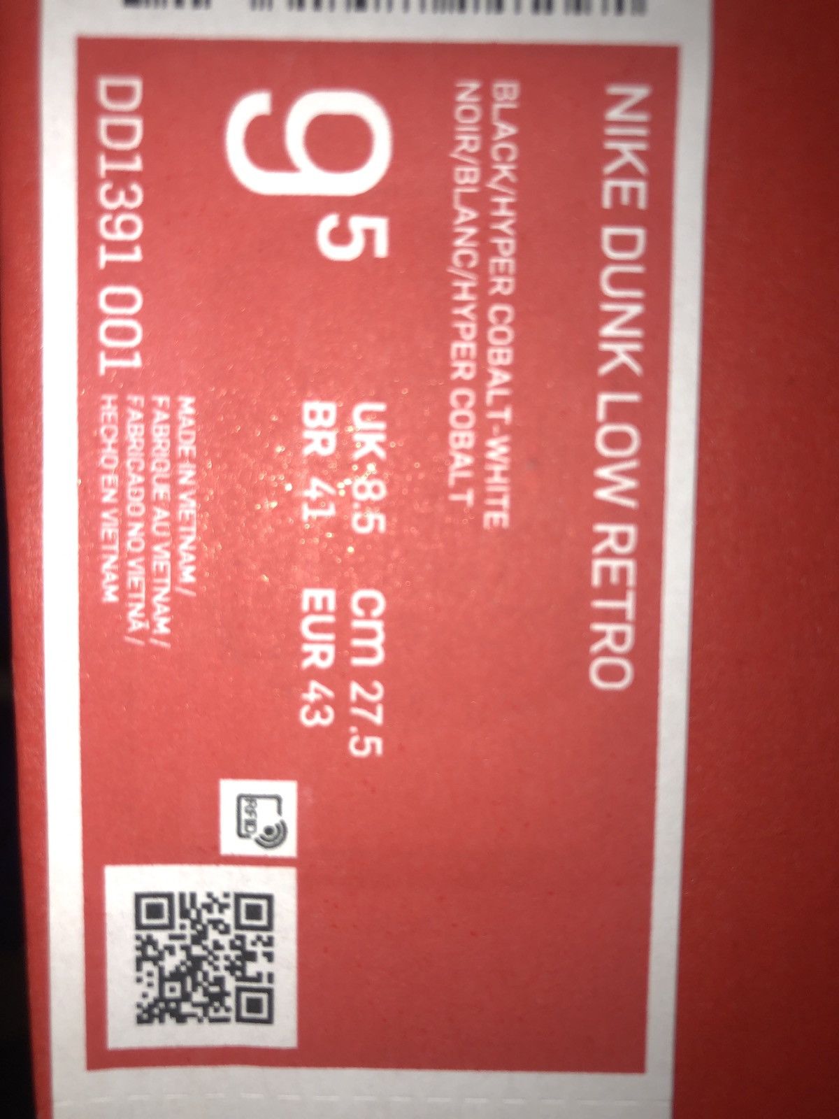 Nike Dunk Low Retro Cobalt Menswear