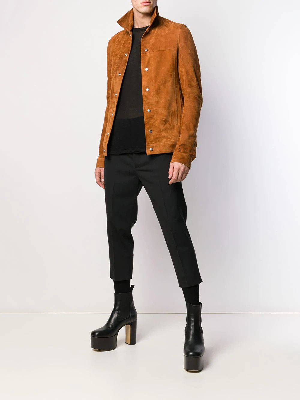 Rick Owens Rick Owens Rust Lamb Suede Worker Jacket FW19 Larry Size US S / EU 44-46 / 1 - 16 Thumbnail