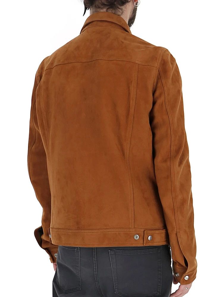 Rick Owens Rick Owens Rust Lamb Suede Worker Jacket FW19 Larry Size US S / EU 44-46 / 1 - 24 Thumbnail