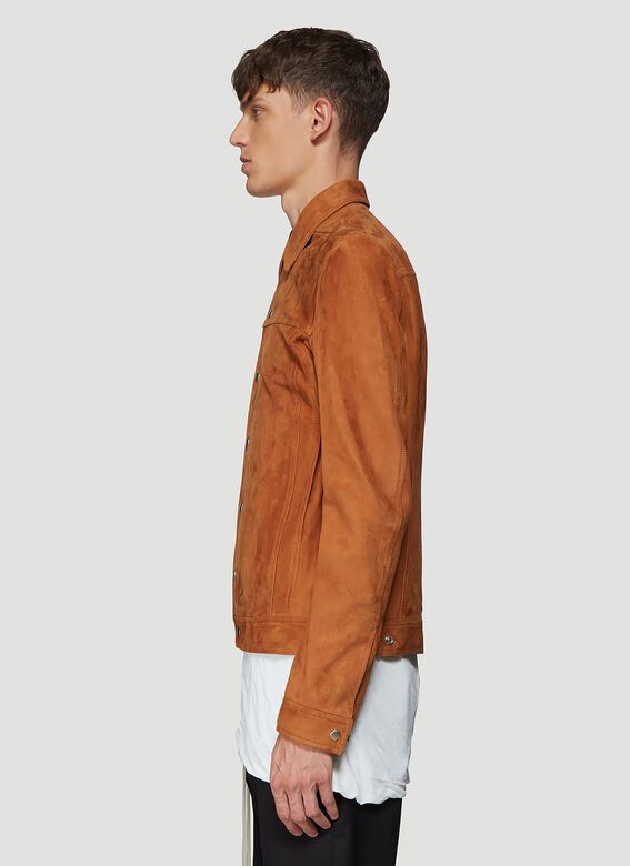 Rick Owens Rick Owens Rust Lamb Suede Worker Jacket FW19 Larry Size US S / EU 44-46 / 1 - 20 Thumbnail