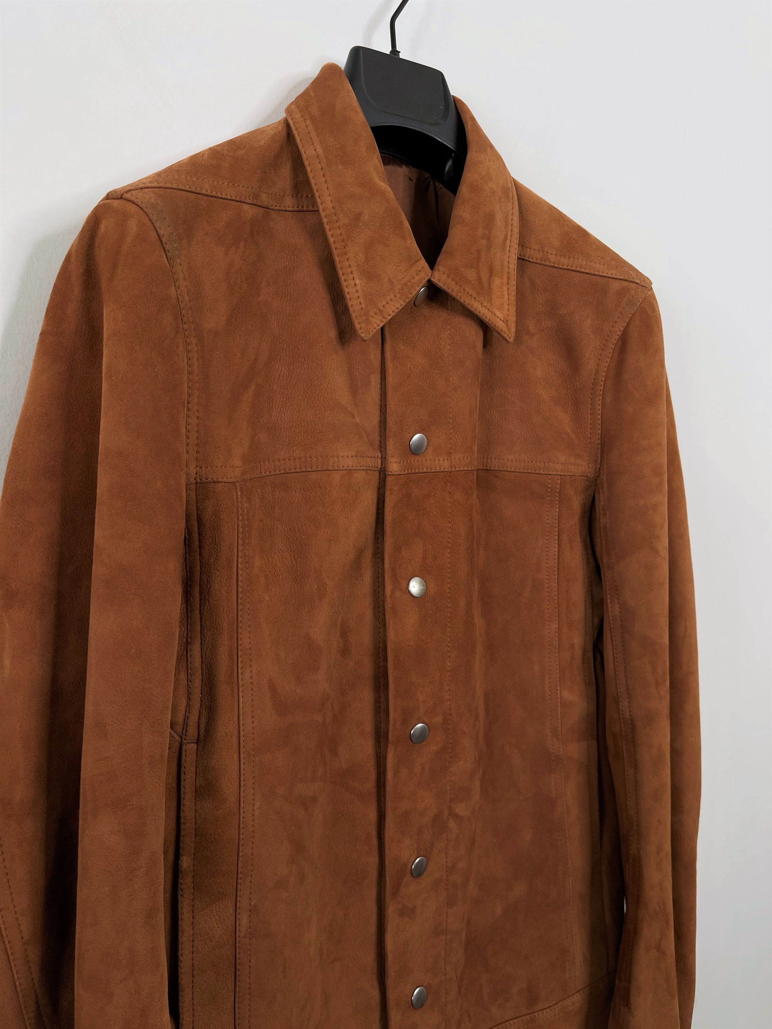 Rick Owens Rick Owens Rust Lamb Suede Worker Jacket FW19 Larry Size US S / EU 44-46 / 1 - 2 Thumbnail