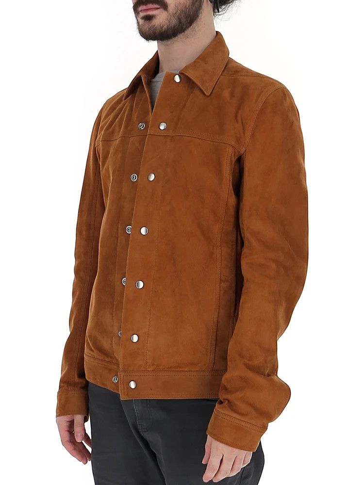 Rick Owens Rick Owens Rust Lamb Suede Worker Jacket FW19 Larry Size US S / EU 44-46 / 1 - 23 Thumbnail