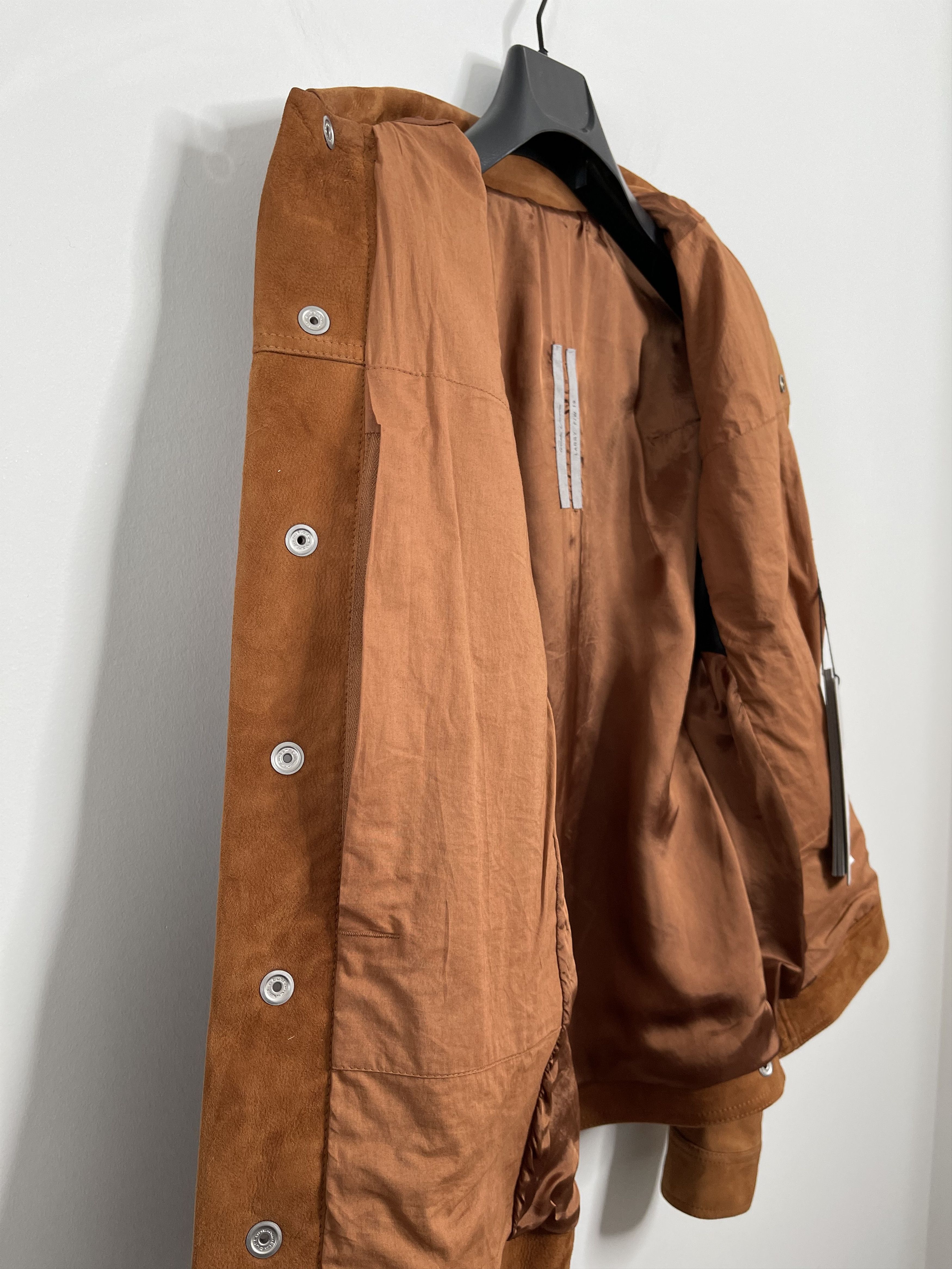 Rick Owens Rick Owens Rust Lamb Suede Worker Jacket FW19 Larry Size US S / EU 44-46 / 1 - 10 Thumbnail