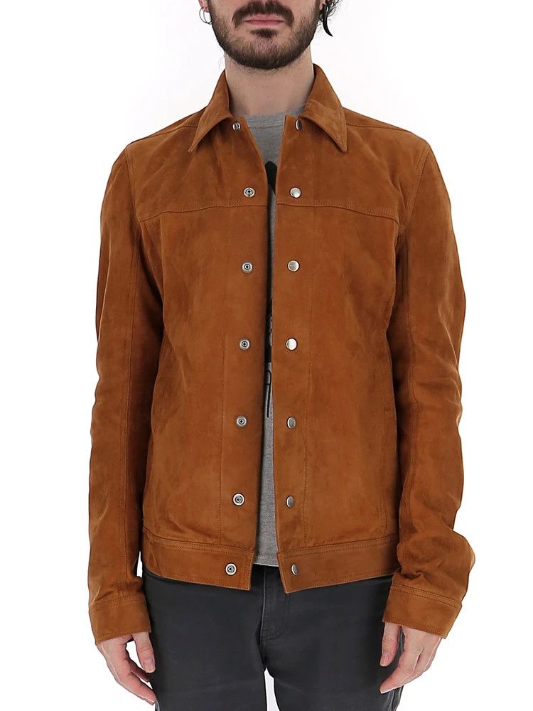 Rick Owens Rick Owens Rust Lamb Suede Worker Jacket FW19 Larry Size US S / EU 44-46 / 1 - 22 Thumbnail