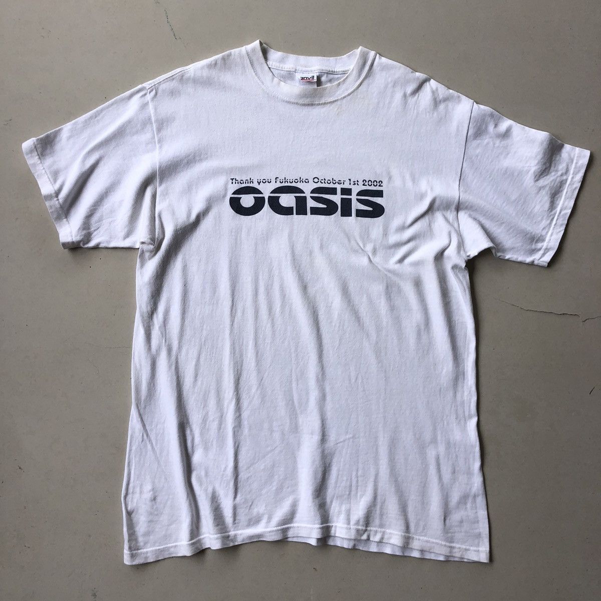 Oasis 2002 Fukuoka Tシャツ Oasis 2002 Fukuoka Tシャツ