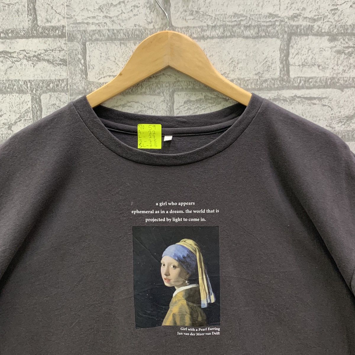 Other Johannes Vermeer Artwork Dutch Painter T-shirts Size US M / EU 48-50 / 2 - 3 Thumbnail