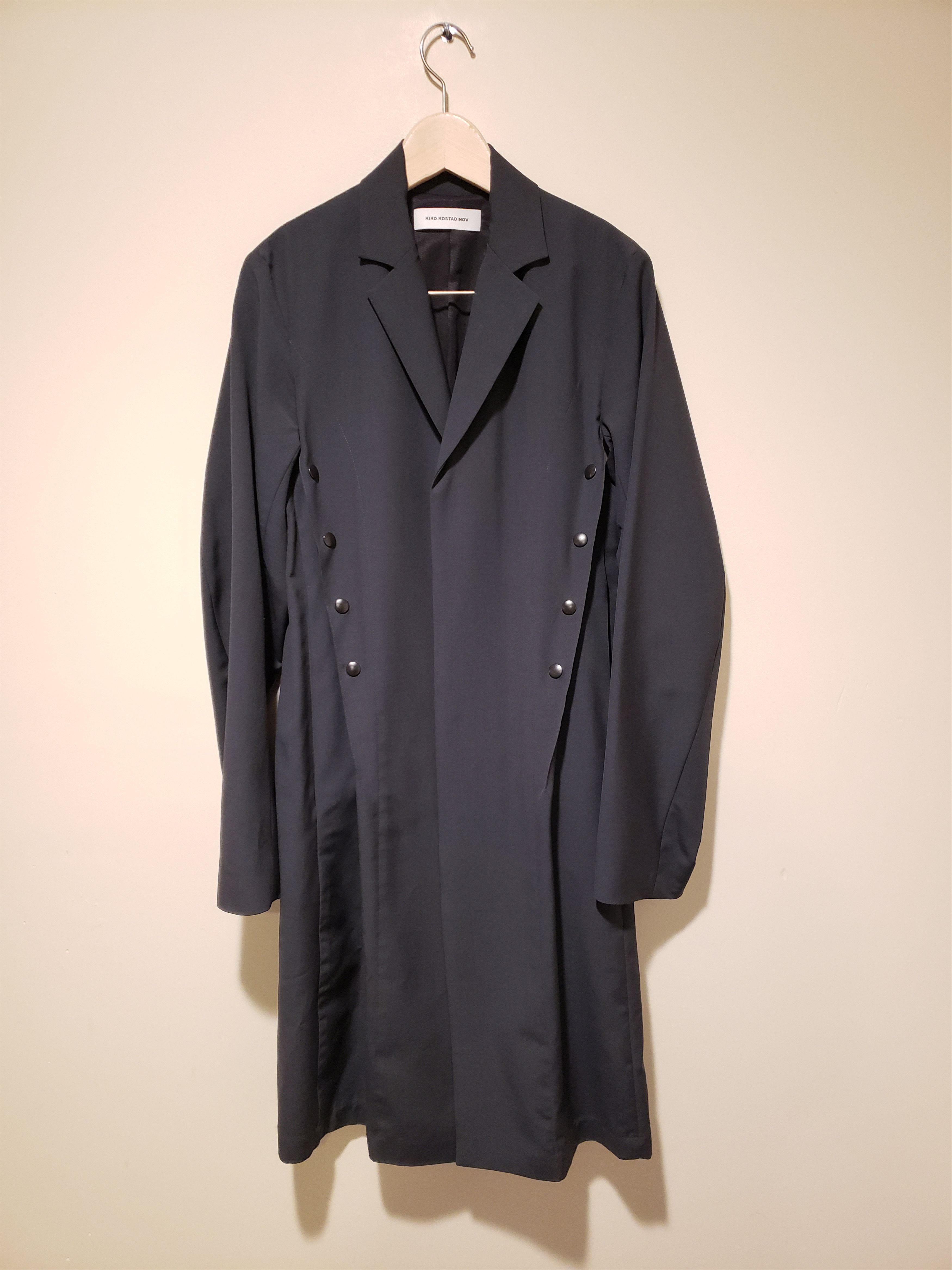 Kiko Kostadinov 00042018 Burr Snap Coat | Grailed