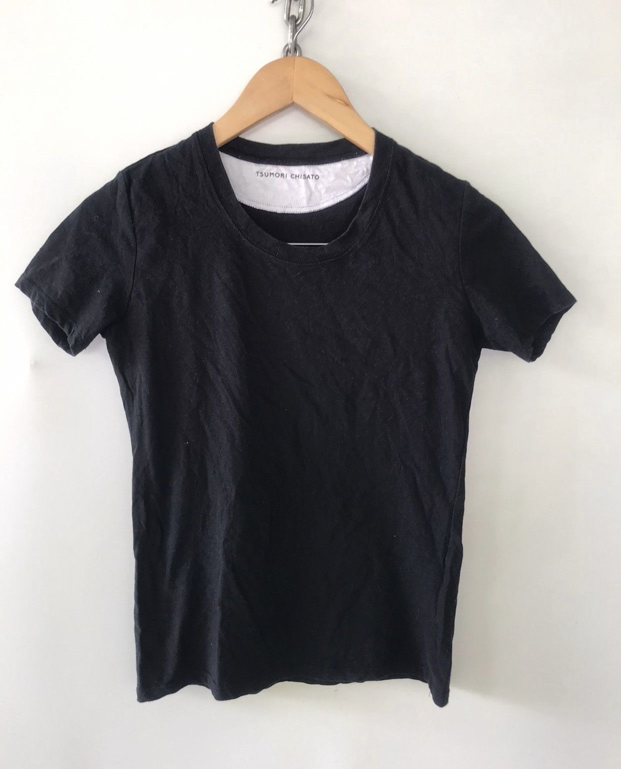 Issey Miyake × Japanese Brand × Tsumori Chisato ❗️Tsumori Chisato by Issey Miyake Tee Black❗️ Size US XXS / EU 40 - 1 Thumbnail