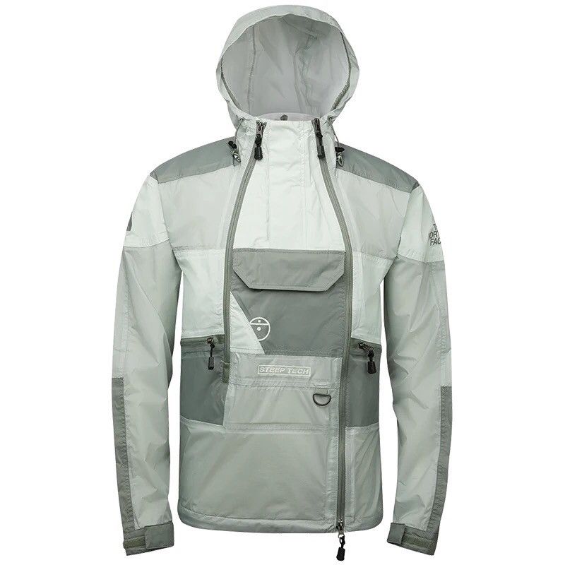 THE NORTH FACE STEEP TECH LIGHT RAIN JACKET WROUGHT IRON