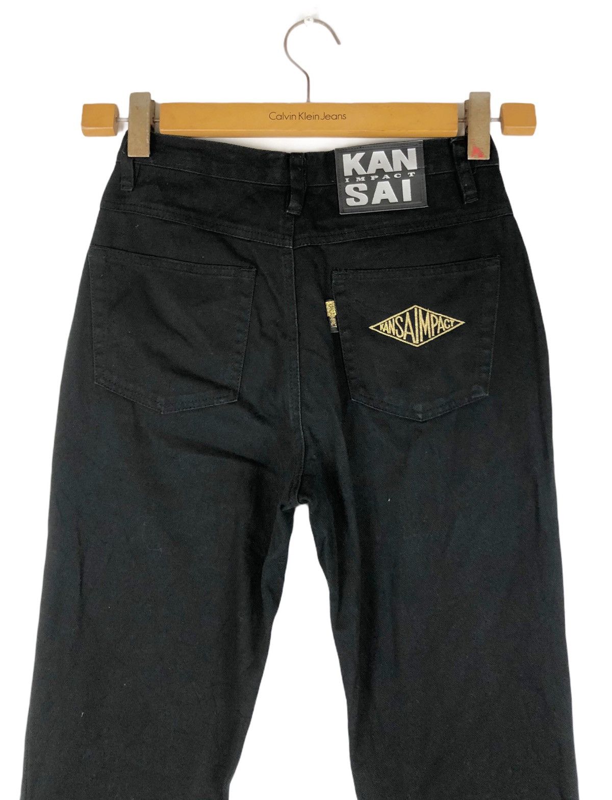 Japanese Brand × Kansai Yamamoto Kansai Impact by Kansai Yamamoto Flared Trousers Pants Size US 26 / EU 42 - 8 Thumbnail