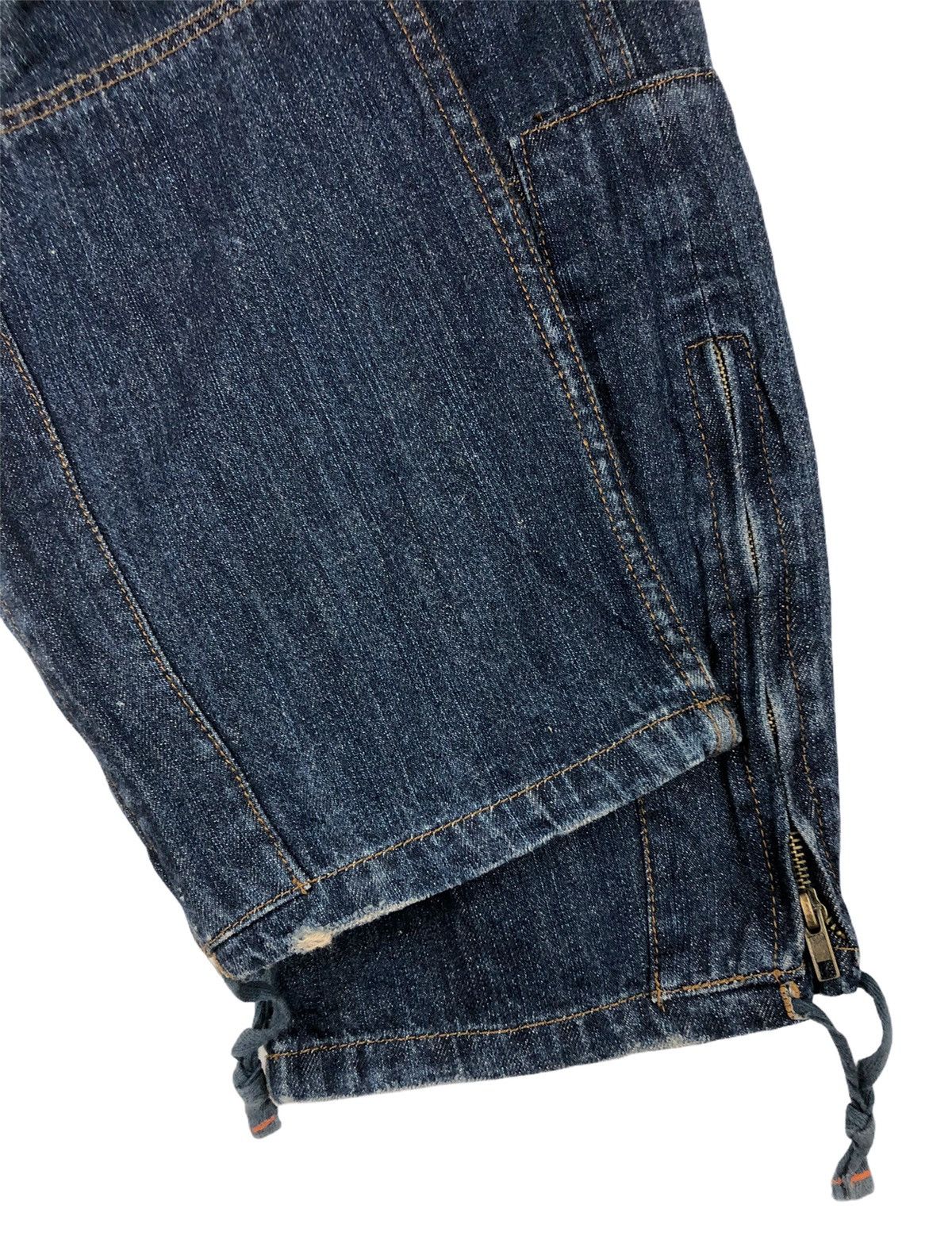 Hysteric Glamour Japanese Brand Jungle Storm Cargo Tactical Denim Jeans Size US 31 - 8 Thumbnail