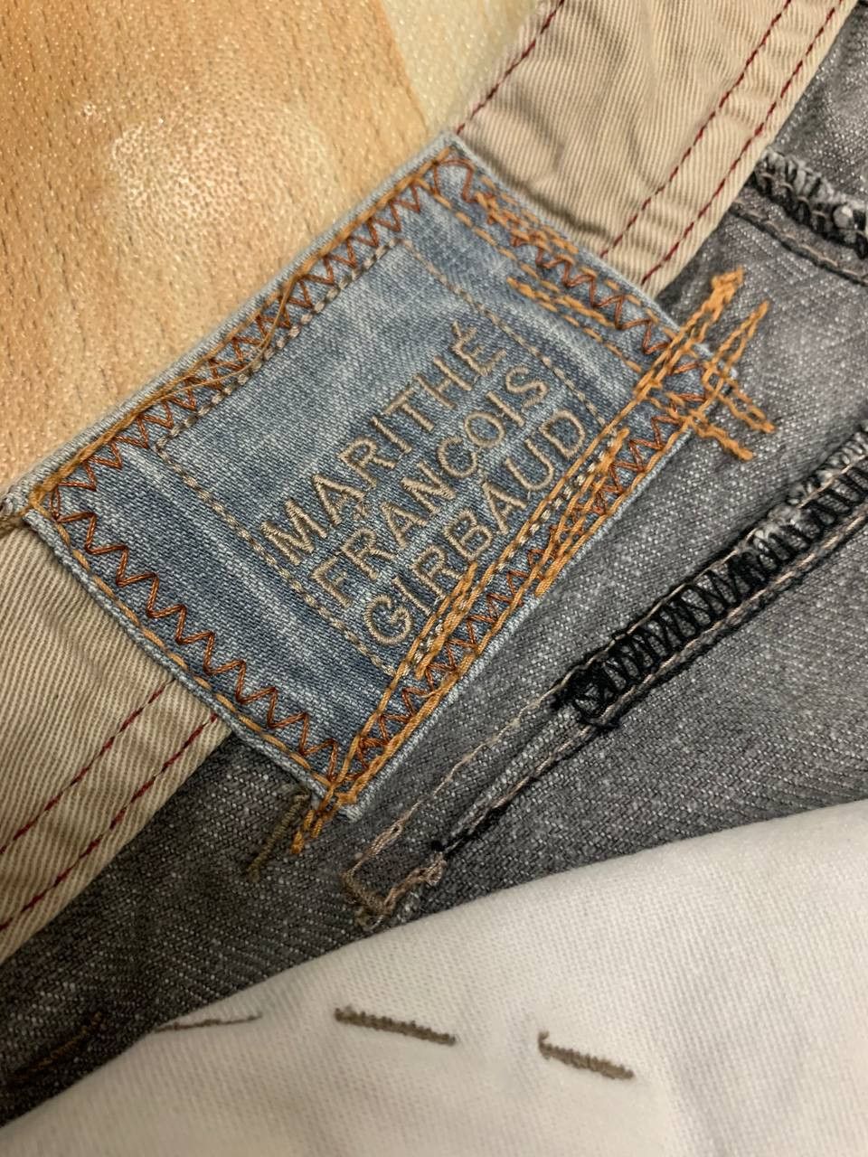 Marithe + Francois Girbaud MF Girbaud Stonewash Denim Button Fly Straight Fit Vintage Size US 32 / EU 48 - 8 Thumbnail