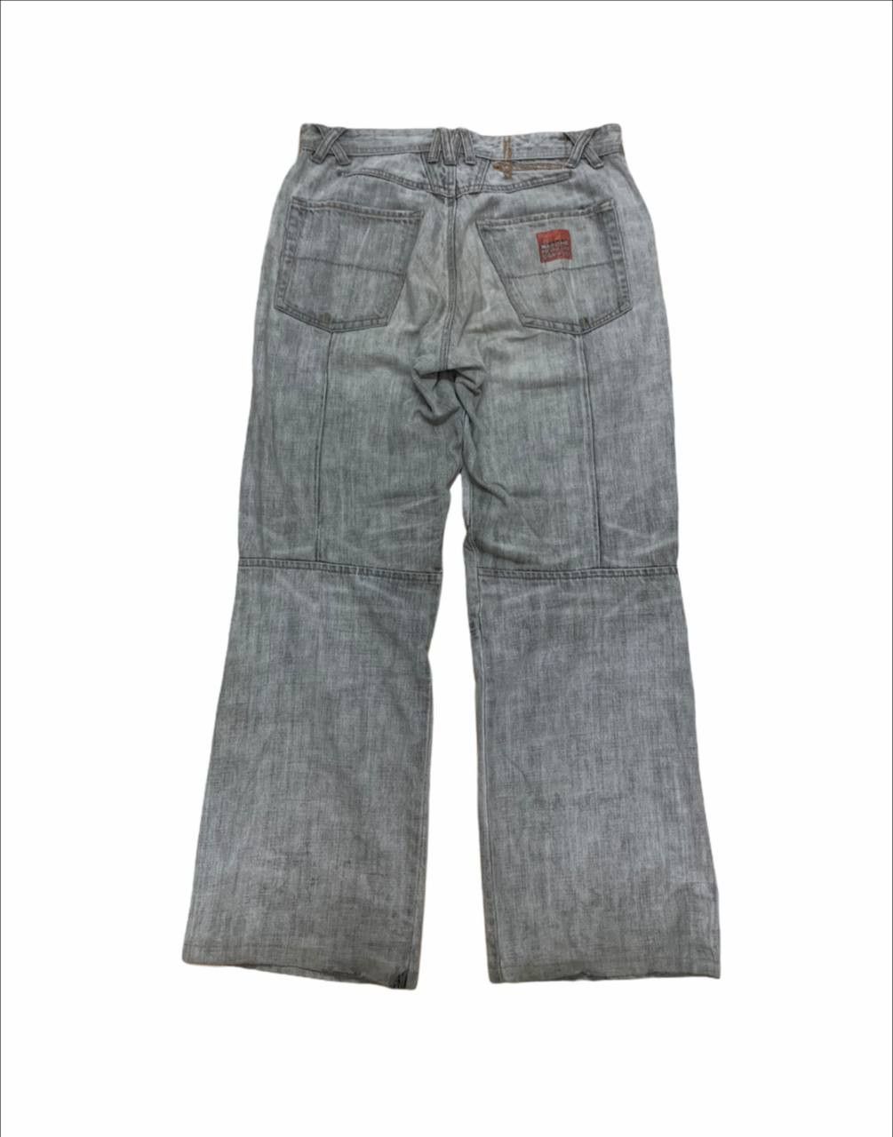 Marithe + Francois Girbaud MF Girbaud Stonewash Denim Button Fly Straight Fit Vintage Size US 32 / EU 48 - 2 Thumbnail