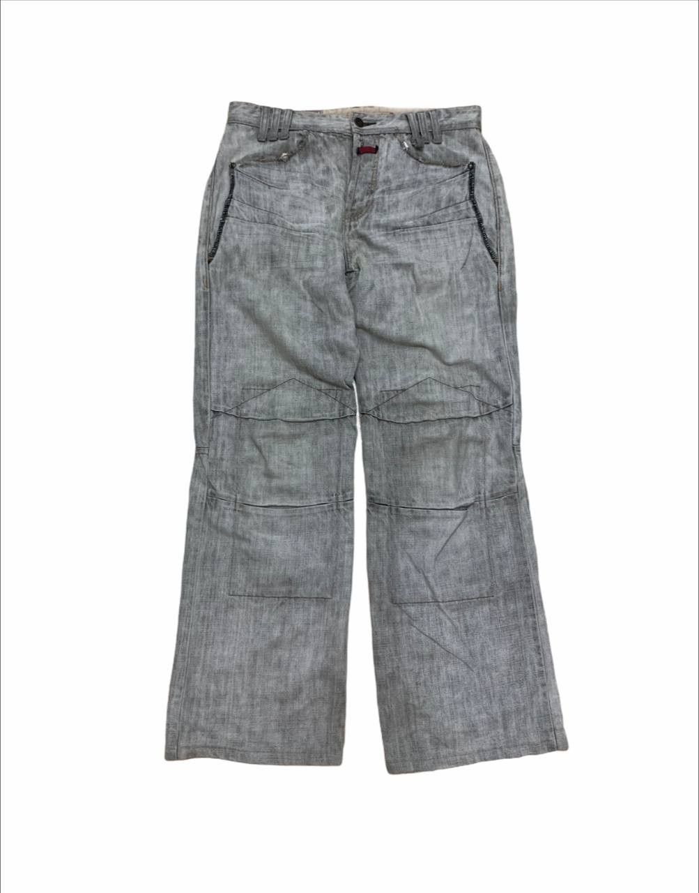 Marithe + Francois Girbaud MF Girbaud Stonewash Denim Button Fly Straight Fit Vintage Size US 32 / EU 48 - 1 Thumbnail
