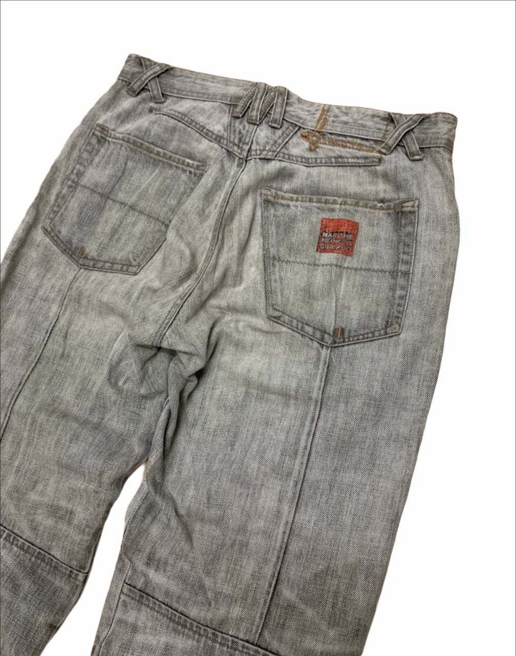 Marithe + Francois Girbaud MF Girbaud Stonewash Denim Button Fly Straight Fit Vintage Size US 32 / EU 48 - 7 Thumbnail