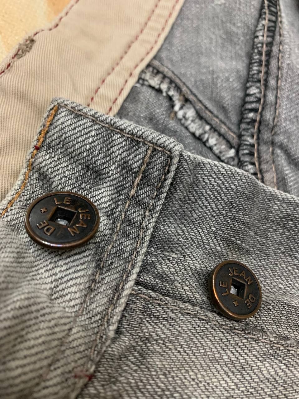 Marithe + Francois Girbaud MF Girbaud Stonewash Denim Button Fly Straight Fit Vintage Size US 32 / EU 48 - 9 Thumbnail