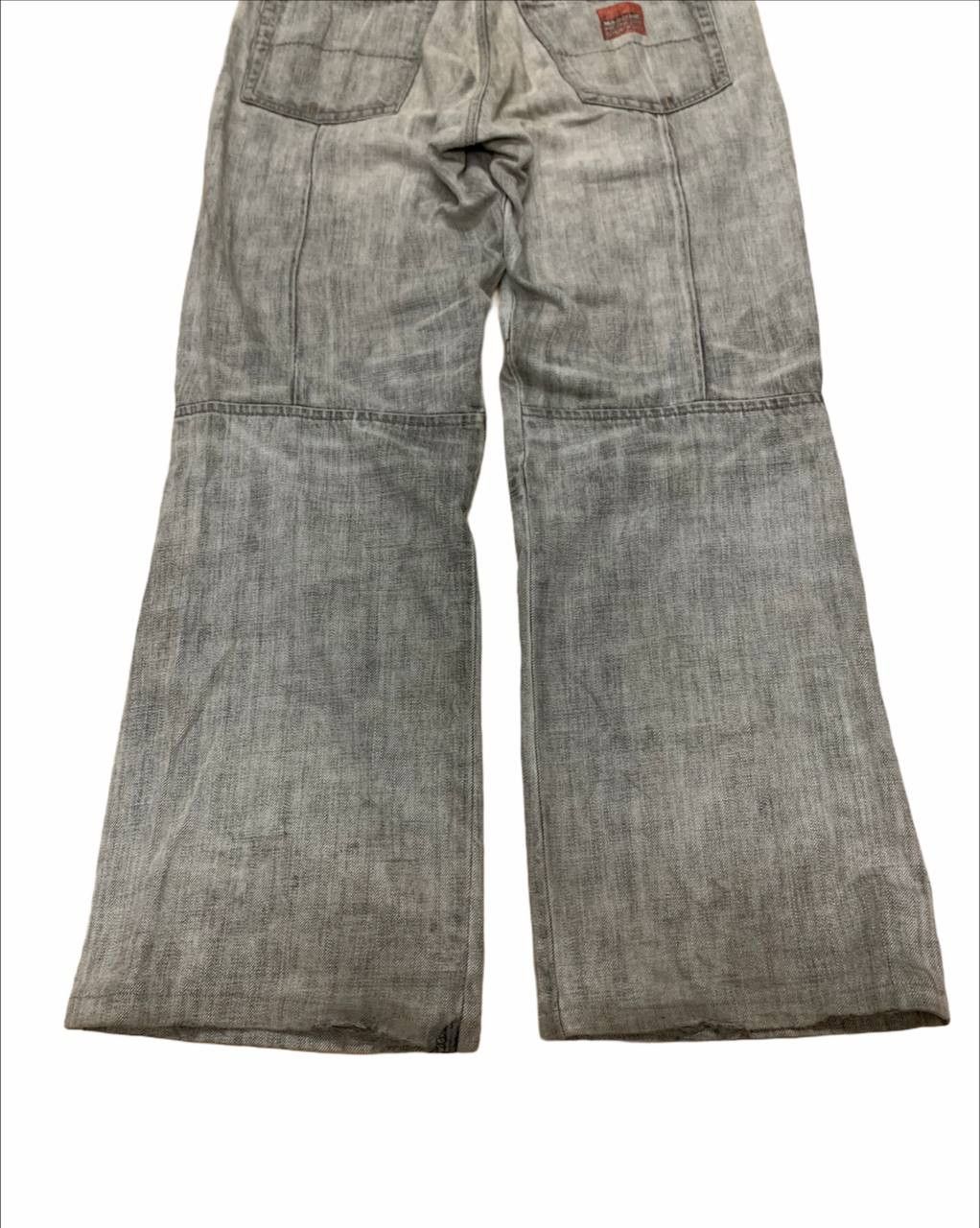 Marithe + Francois Girbaud MF Girbaud Stonewash Denim Button Fly Straight Fit Vintage Size US 32 / EU 48 - 4 Thumbnail