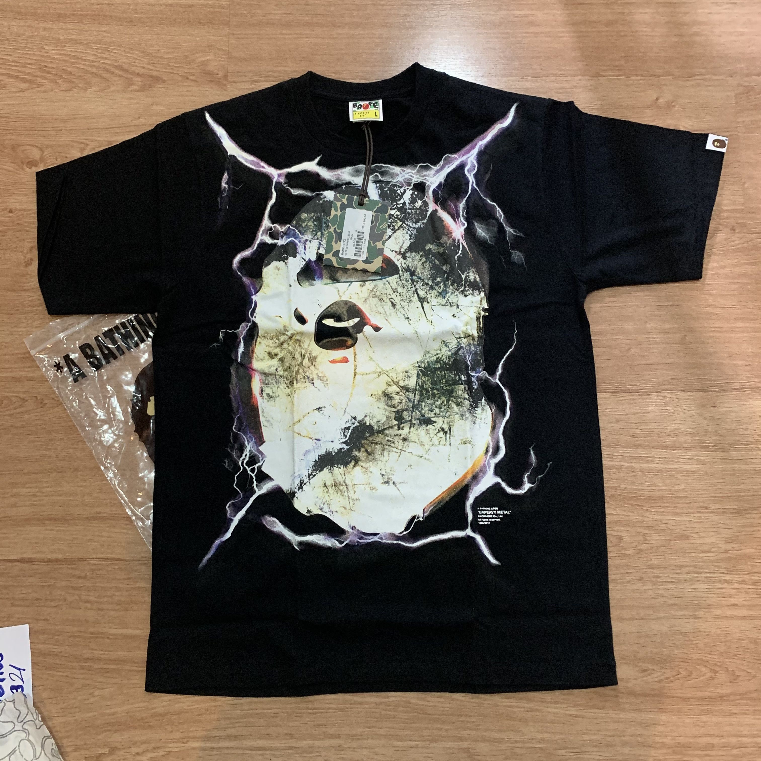 bape heavy metal tee