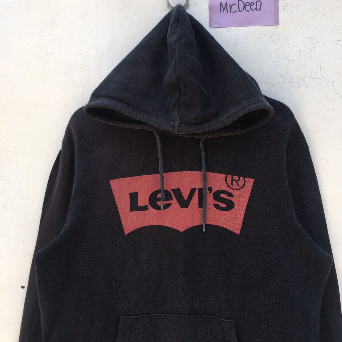 Levi's Rare Vintage Levi’s Big Logo Hoodie Size US L / EU 52-54 / 3 - 4 Thumbnail