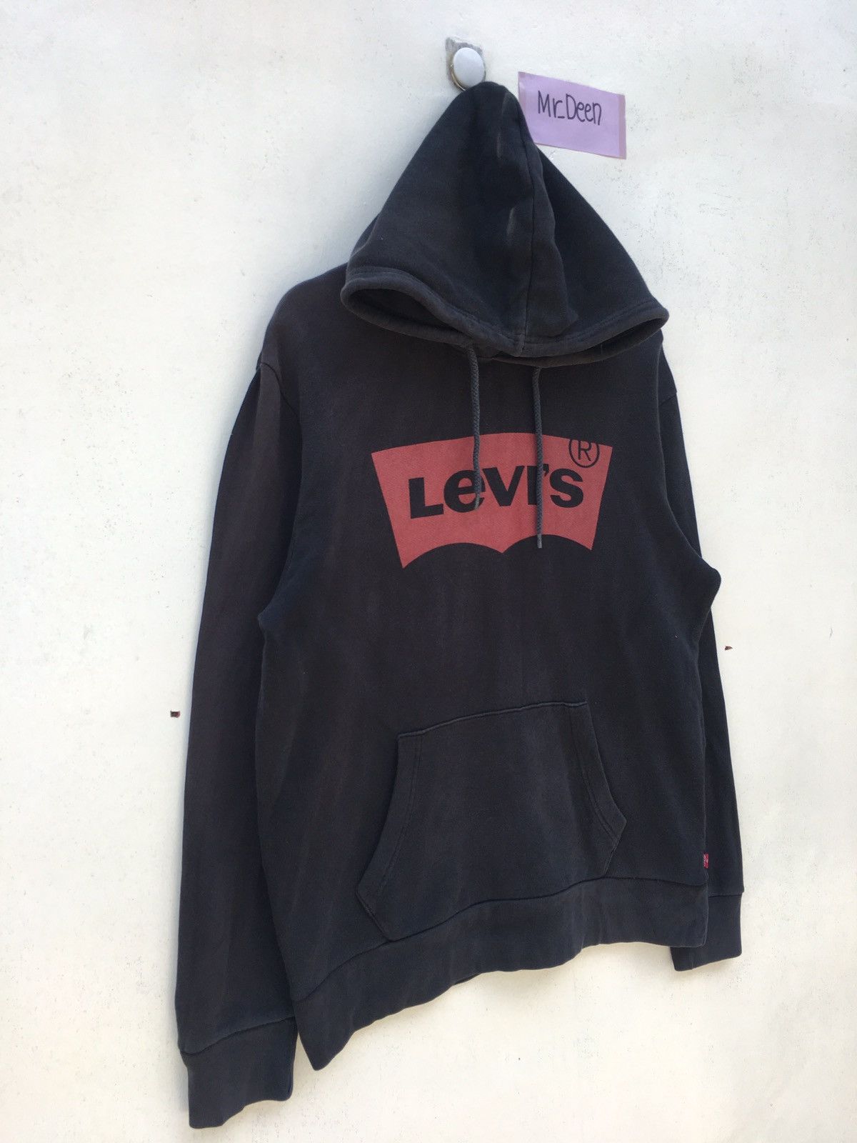 Levi's Rare Vintage Levi’s Big Logo Hoodie Size US L / EU 52-54 / 3 - 2 Thumbnail