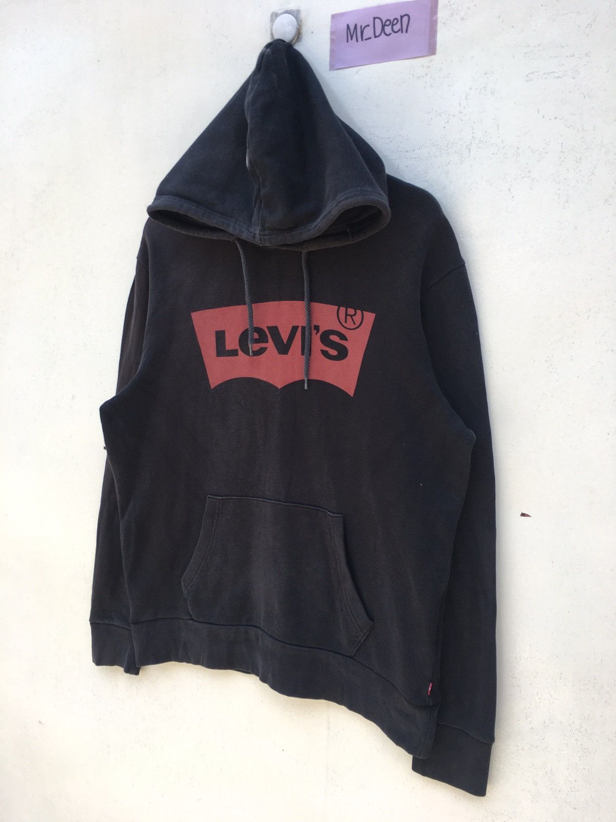 Levi's Rare Vintage Levi’s Big Logo Hoodie Size US L / EU 52-54 / 3 - 3 Thumbnail