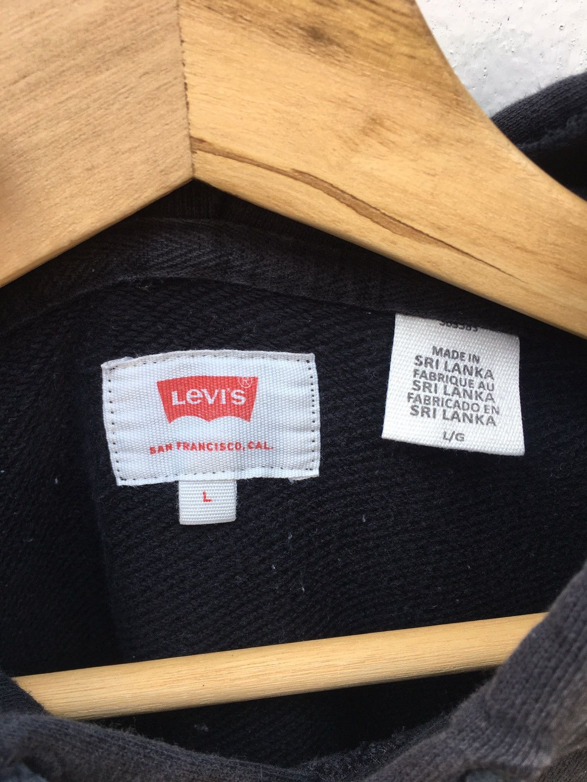Levi's Rare Vintage Levi’s Big Logo Hoodie Size US L / EU 52-54 / 3 - 8 Thumbnail