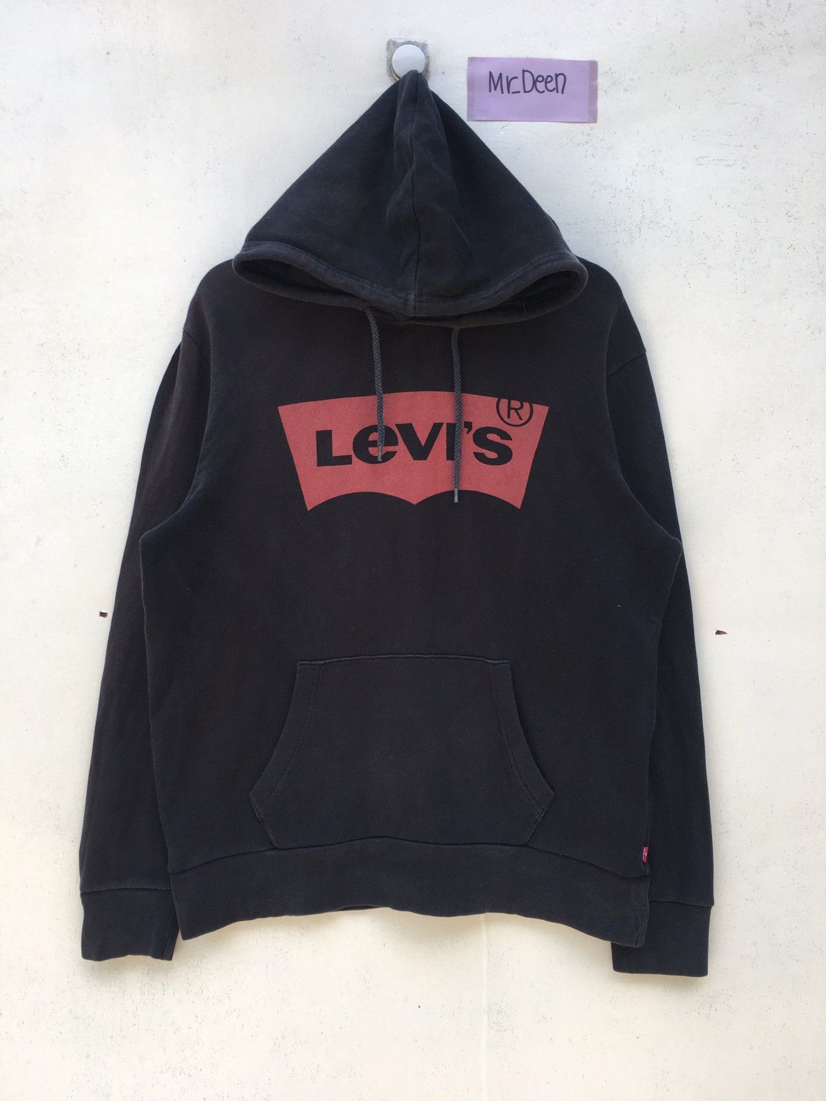 Levi's Rare Vintage Levi’s Big Logo Hoodie Size US L / EU 52-54 / 3 - 1 Thumbnail