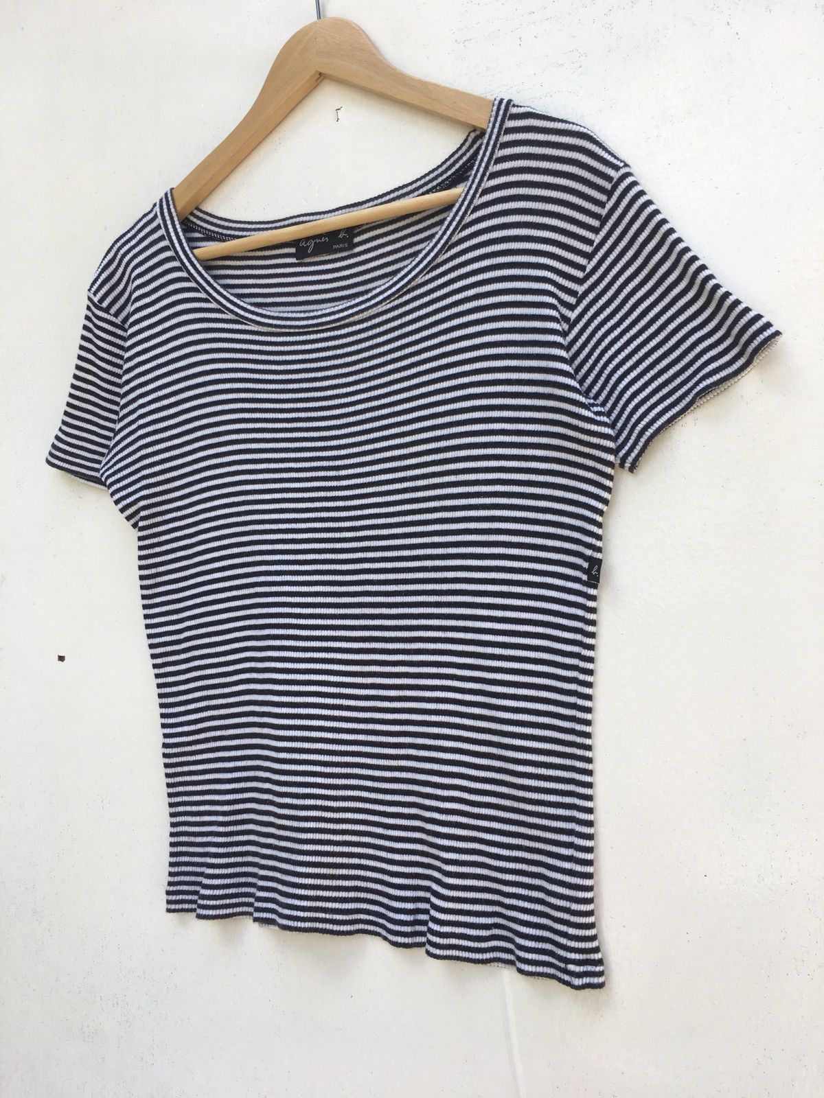 agnes b. Vintage Agnes b. Stripes Tshirt Size S / US 4 / IT 40 - 3 Thumbnail
