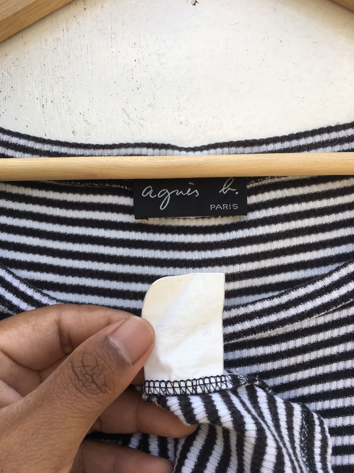 agnes b. Vintage Agnes b. Stripes Tshirt Size S / US 4 / IT 40 - 10 Thumbnail