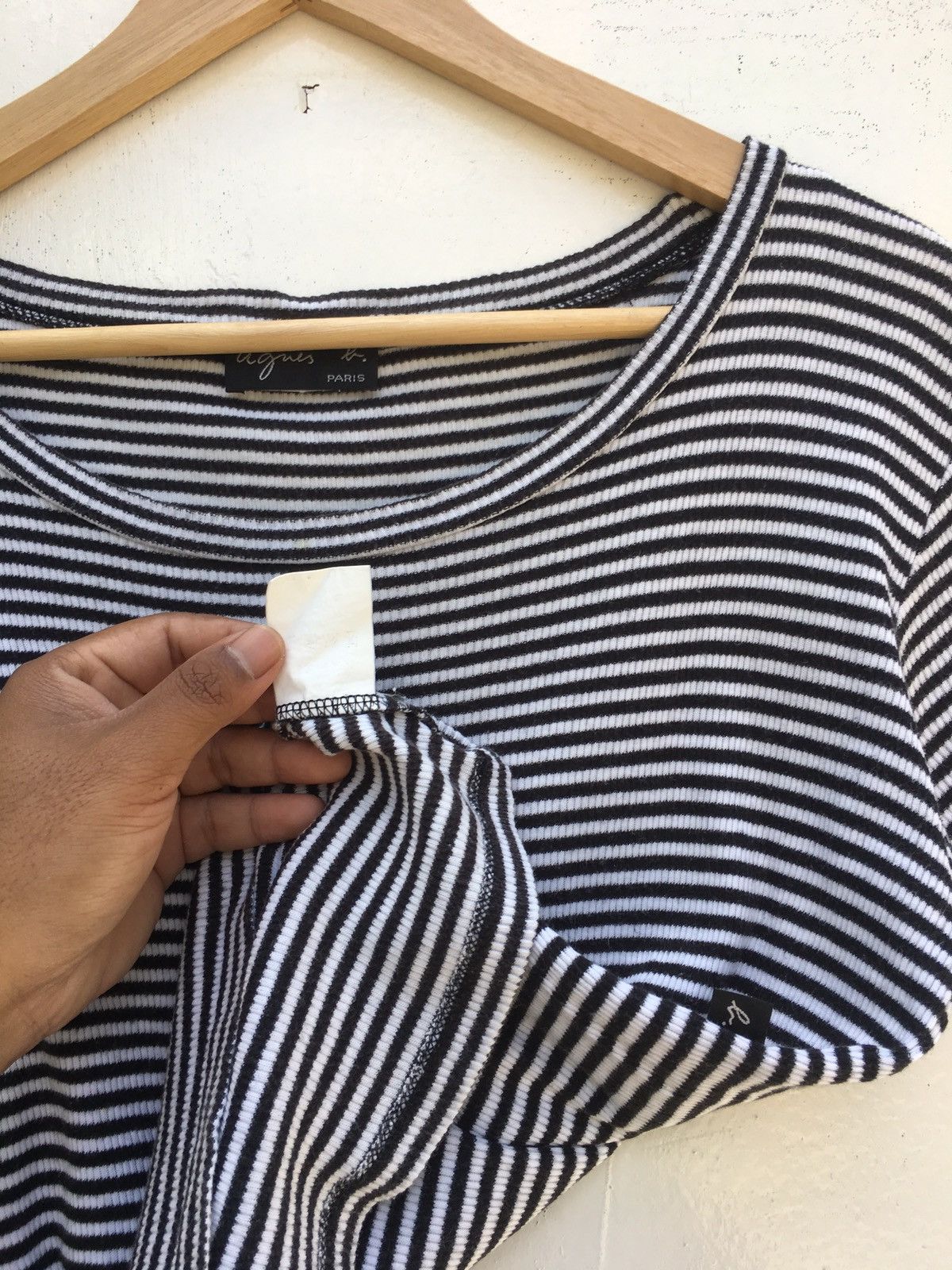 agnes b. Vintage Agnes b. Stripes Tshirt Size S / US 4 / IT 40 - 9 Thumbnail