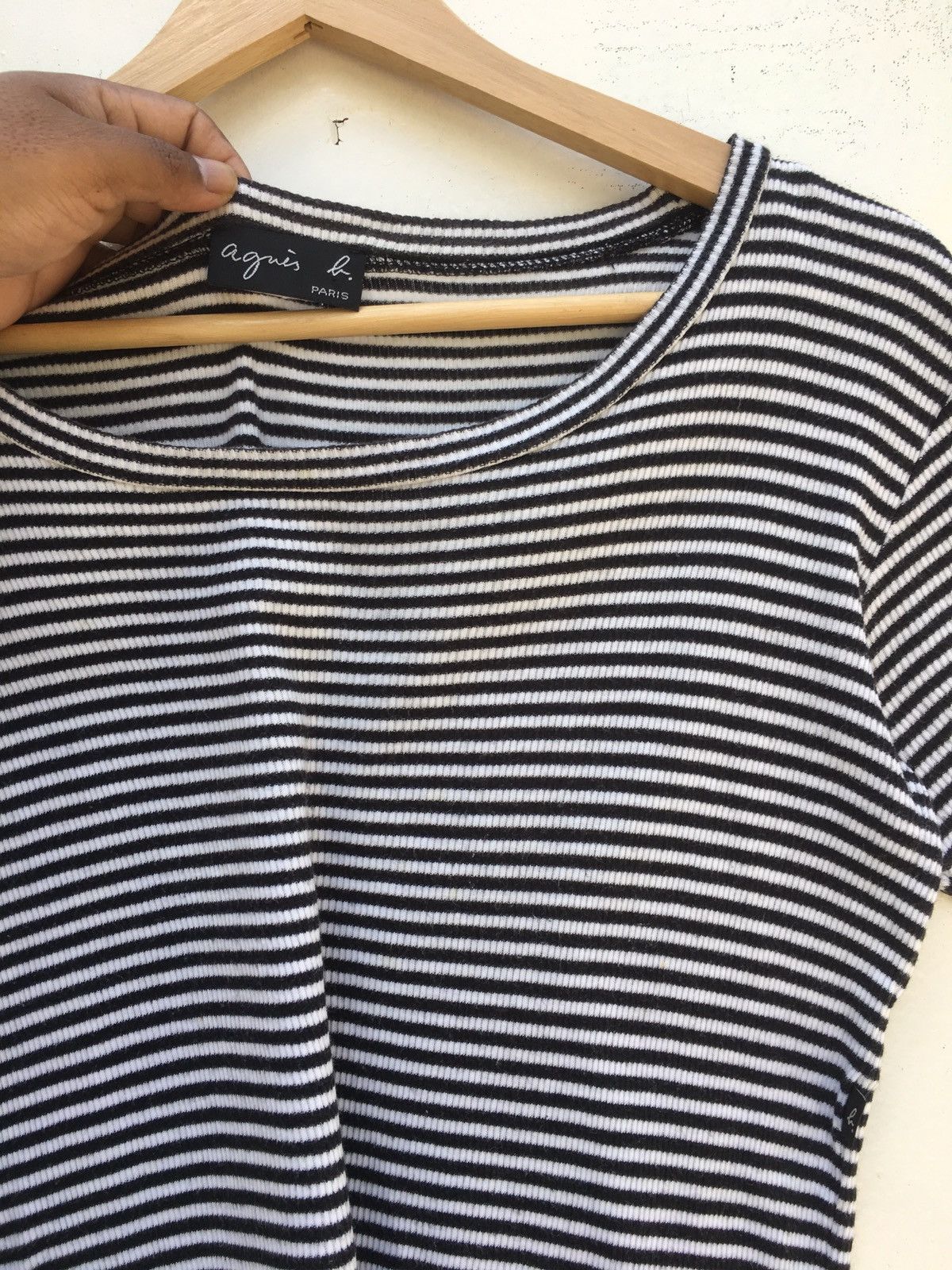 agnes b. Vintage Agnes b. Stripes Tshirt Size S / US 4 / IT 40 - 6 Thumbnail