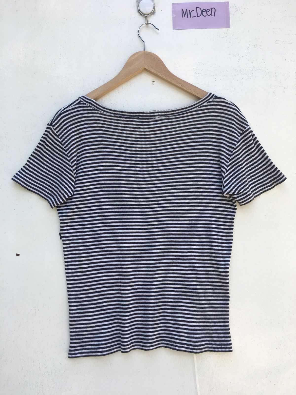 agnes b. Vintage Agnes b. Stripes Tshirt Size S / US 4 / IT 40 - 12 Thumbnail