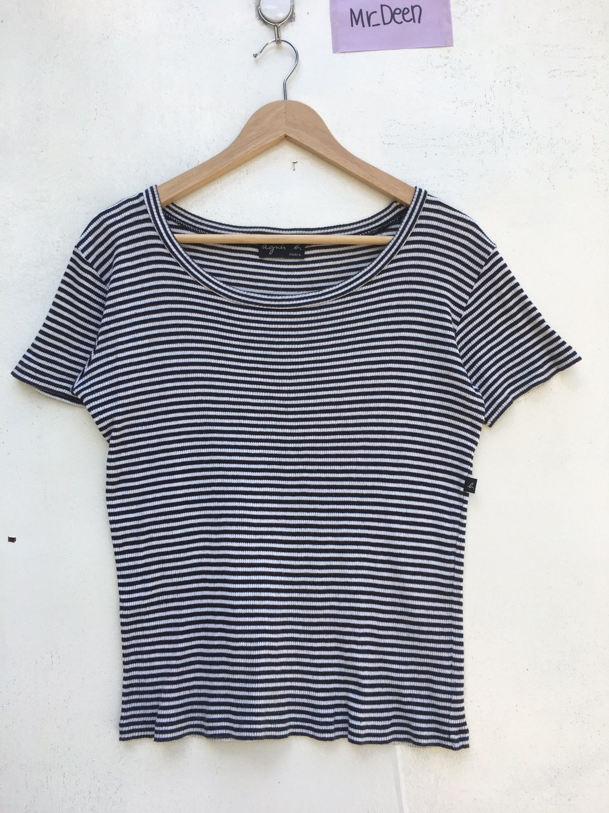 agnes b. Vintage Agnes b. Stripes Tshirt Size S / US 4 / IT 40 - 1 Thumbnail