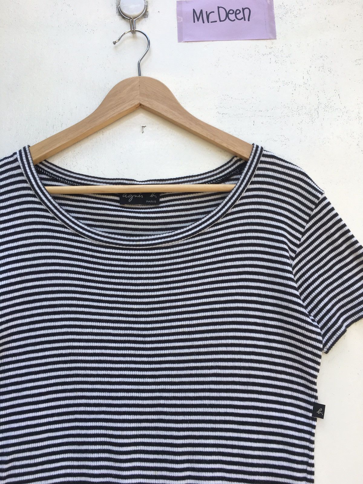 agnes b. Vintage Agnes b. Stripes Tshirt Size S / US 4 / IT 40 - 8 Thumbnail