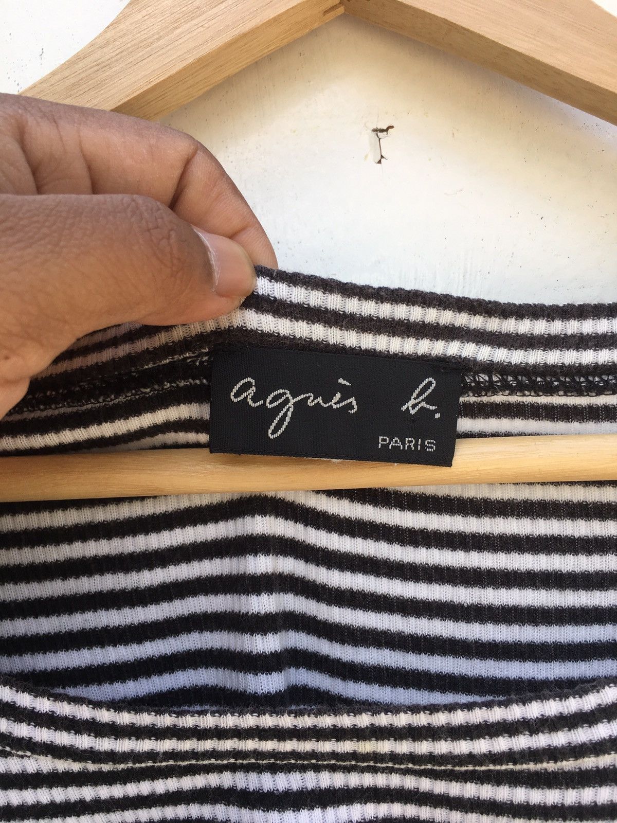 agnes b. Vintage Agnes b. Stripes Tshirt Size S / US 4 / IT 40 - 7 Thumbnail