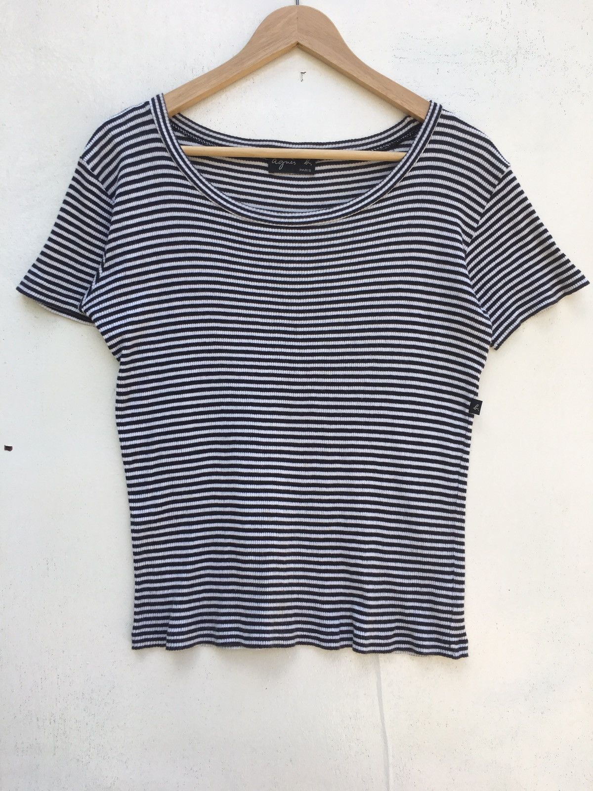 agnes b. Vintage Agnes b. Stripes Tshirt Size S / US 4 / IT 40 - 4 Thumbnail