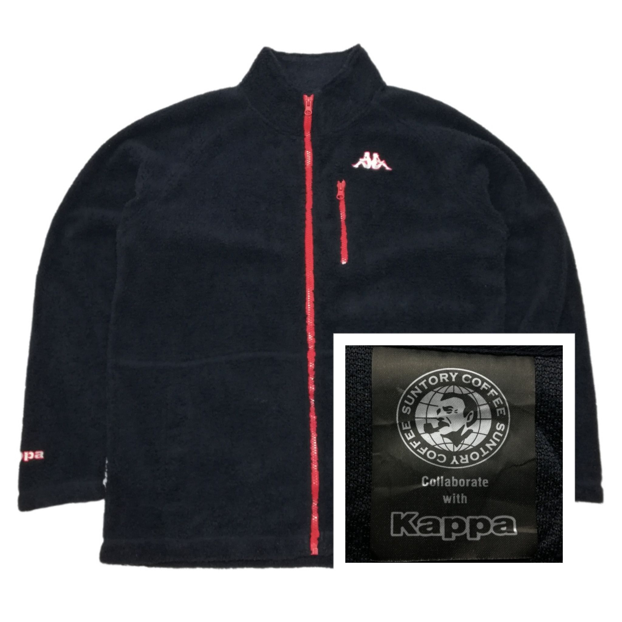 Kappa 🔥Kappa Collaborate With Suntory Coffee Micro Fleece Jacket Size US M / EU 48-50 / 2 - 1 Thumbnail