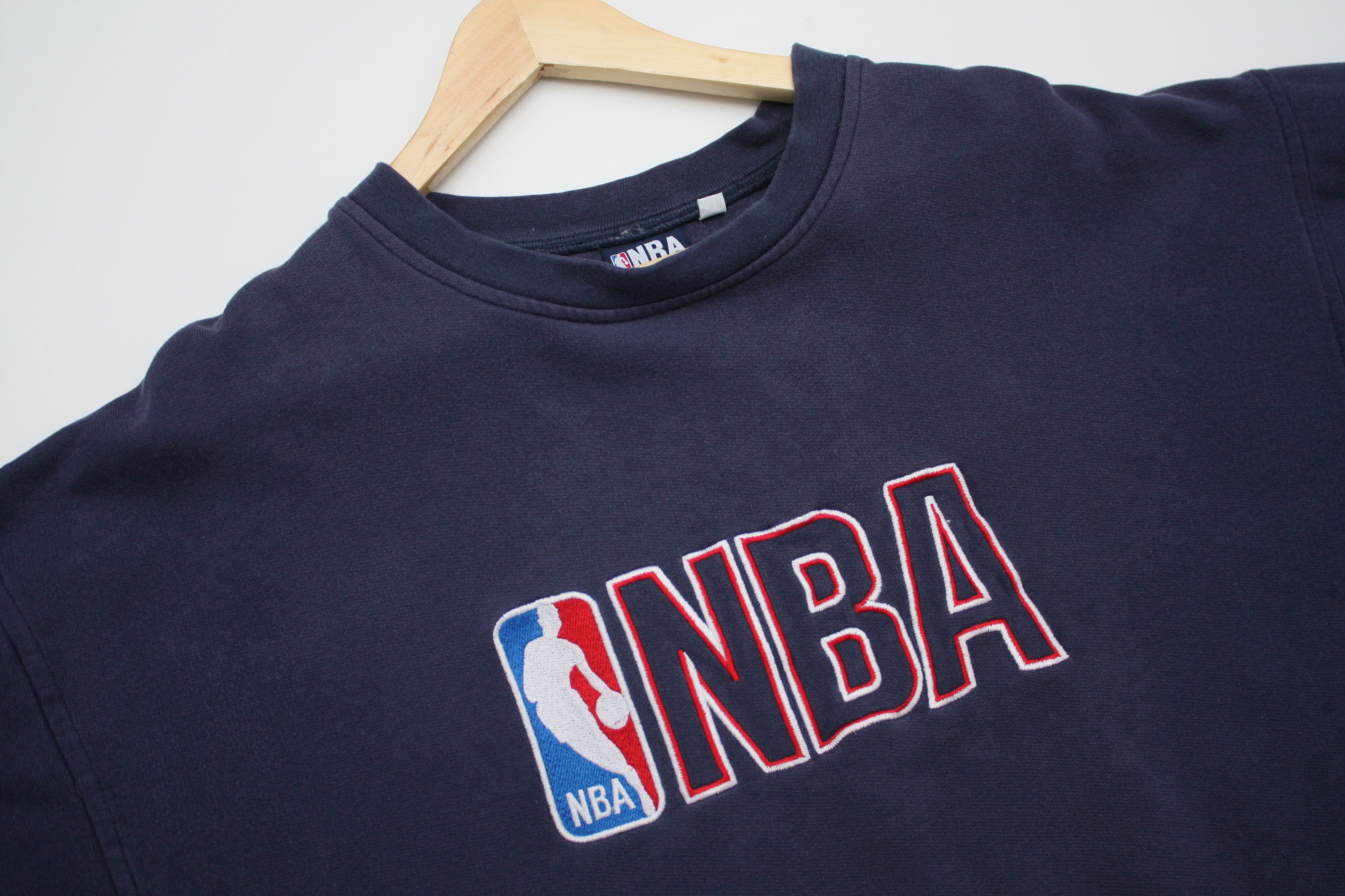 Vintage NBA Vintage Ultra Rare Navy Blue Sweatshirt Crewneck Size US XL / EU 56 / 4 - 2 Preview