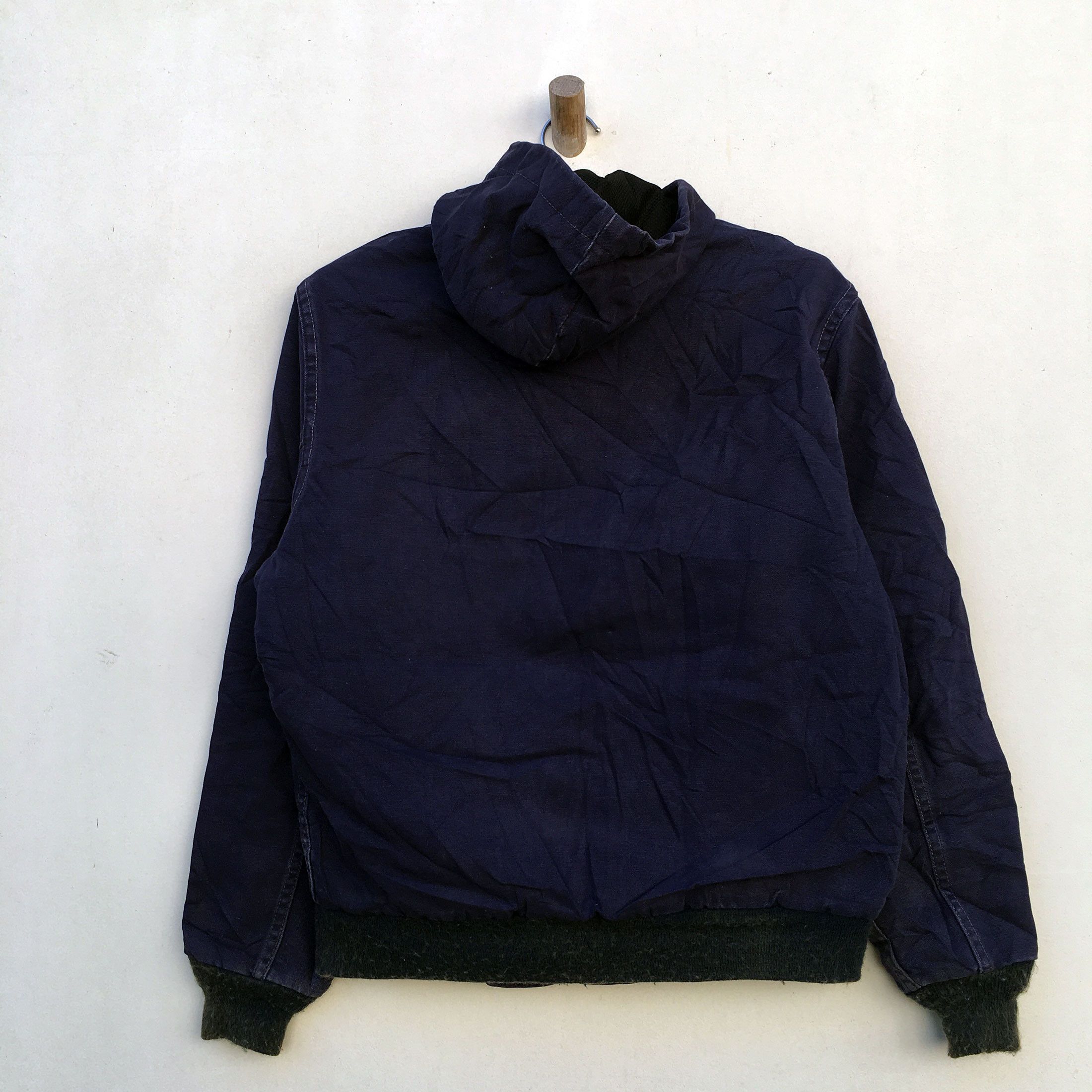 Carhartt Vintage Carhatt Usa Indigo Hoodie Canvas Zipper Jacket Size US M / EU 48-50 / 2 - 4 Thumbnail