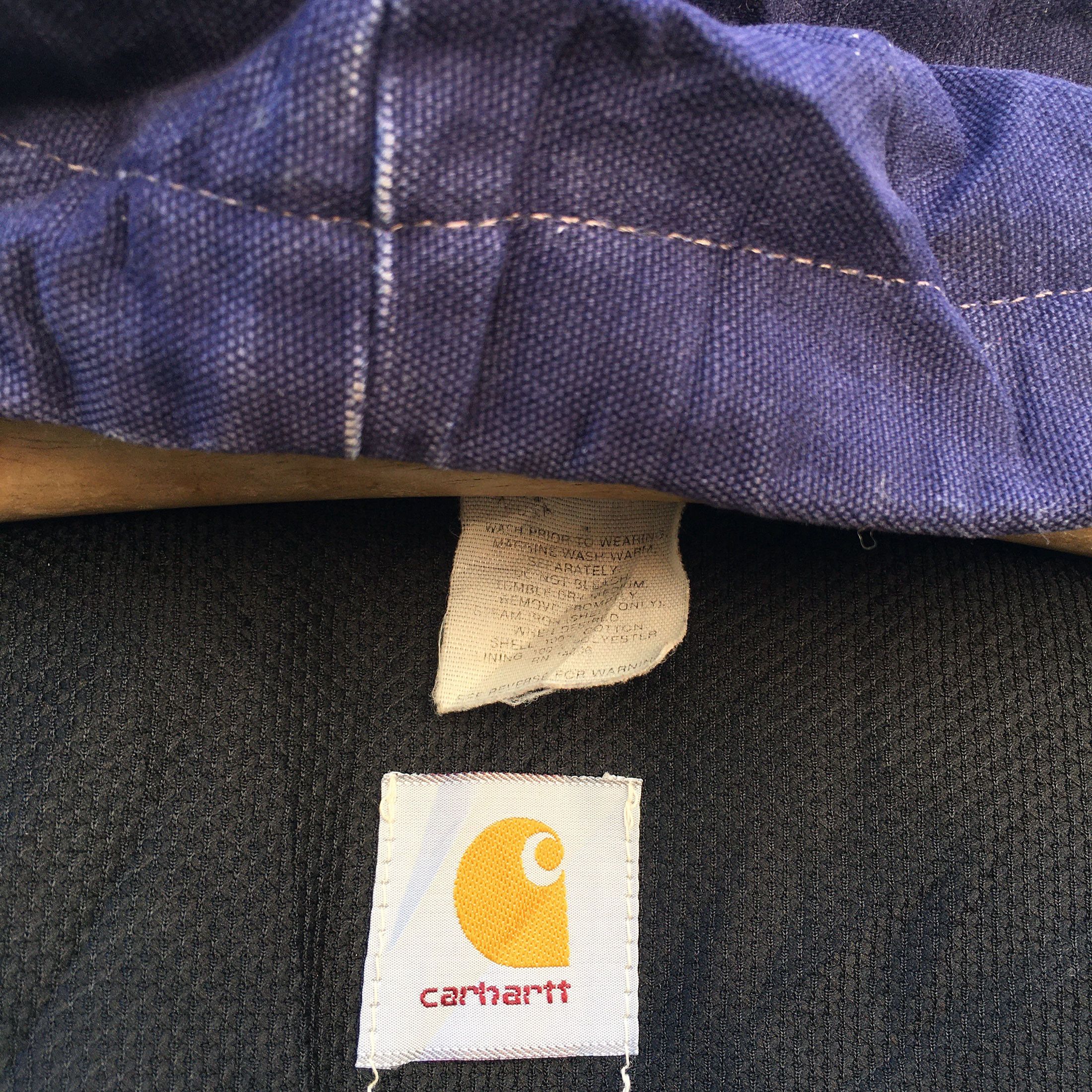 Carhartt Vintage Carhatt Usa Indigo Hoodie Canvas Zipper Jacket Size US M / EU 48-50 / 2 - 5 Thumbnail