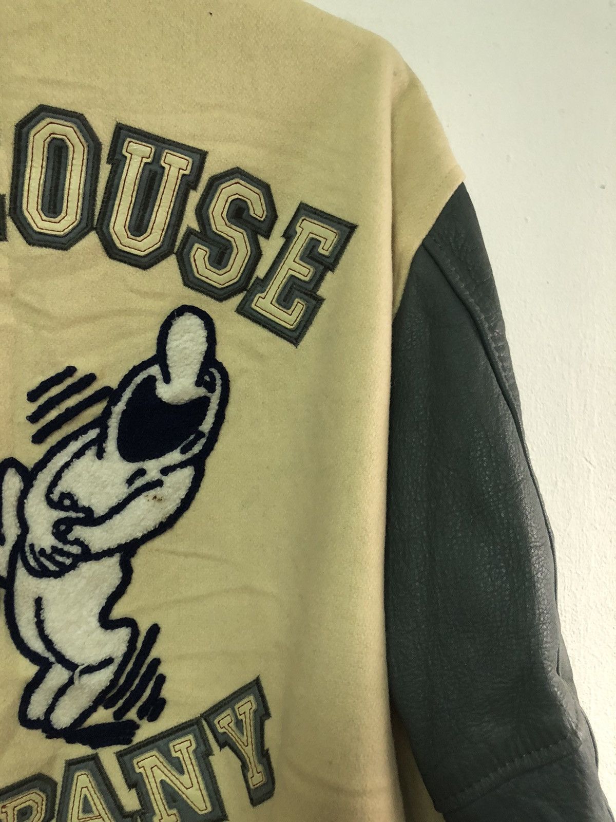 Japanese Brand × Vintage ABAHOUSE Varsity Jacket Leather Japan Size US L / EU 52-54 / 3 - 4 Thumbnail