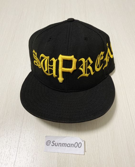 Supreme 07 Supreme Harlem Custom New Era Pirates cap hat 7 1/2