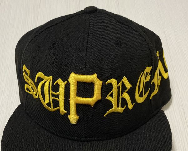 Supreme 07 Supreme Harlem Custom New Era Pirates cap hat 7 1/2