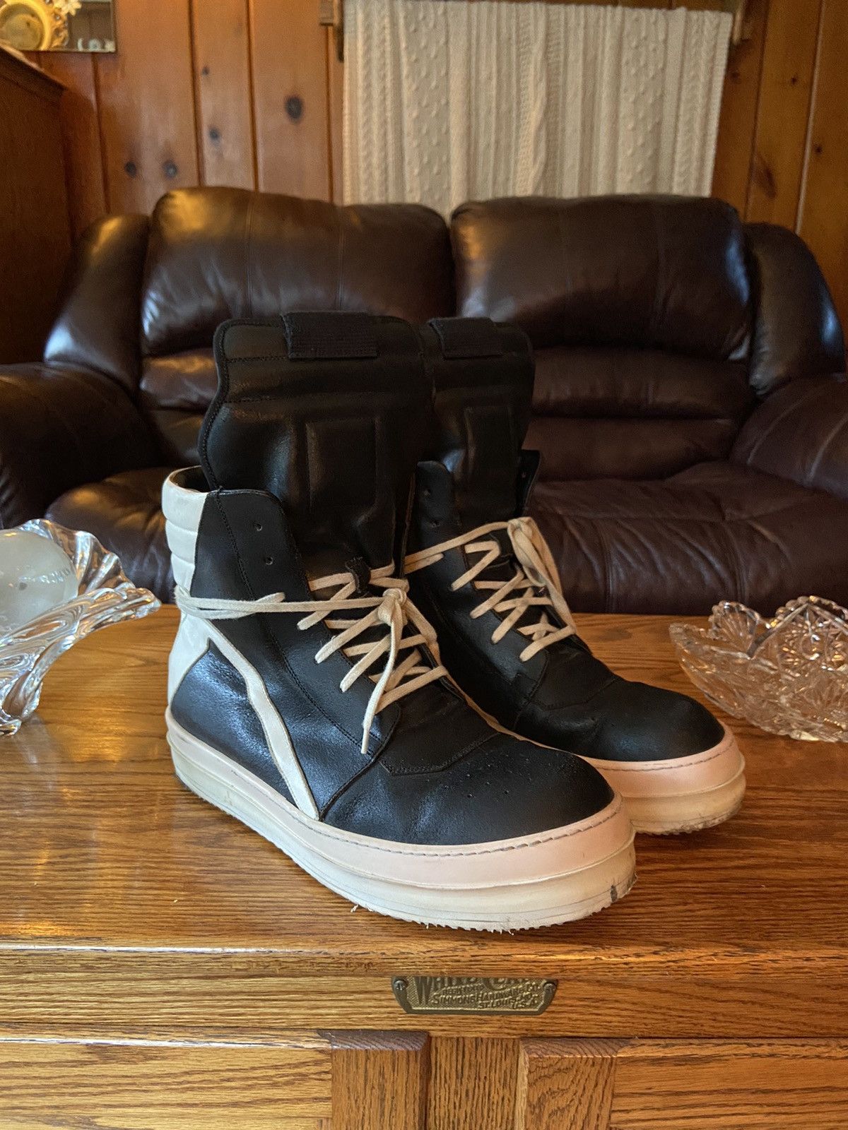 Rick Owens RICHARD SATURNINO OWENS GEOBASKET (WILL HAVE EM MORTIFIED