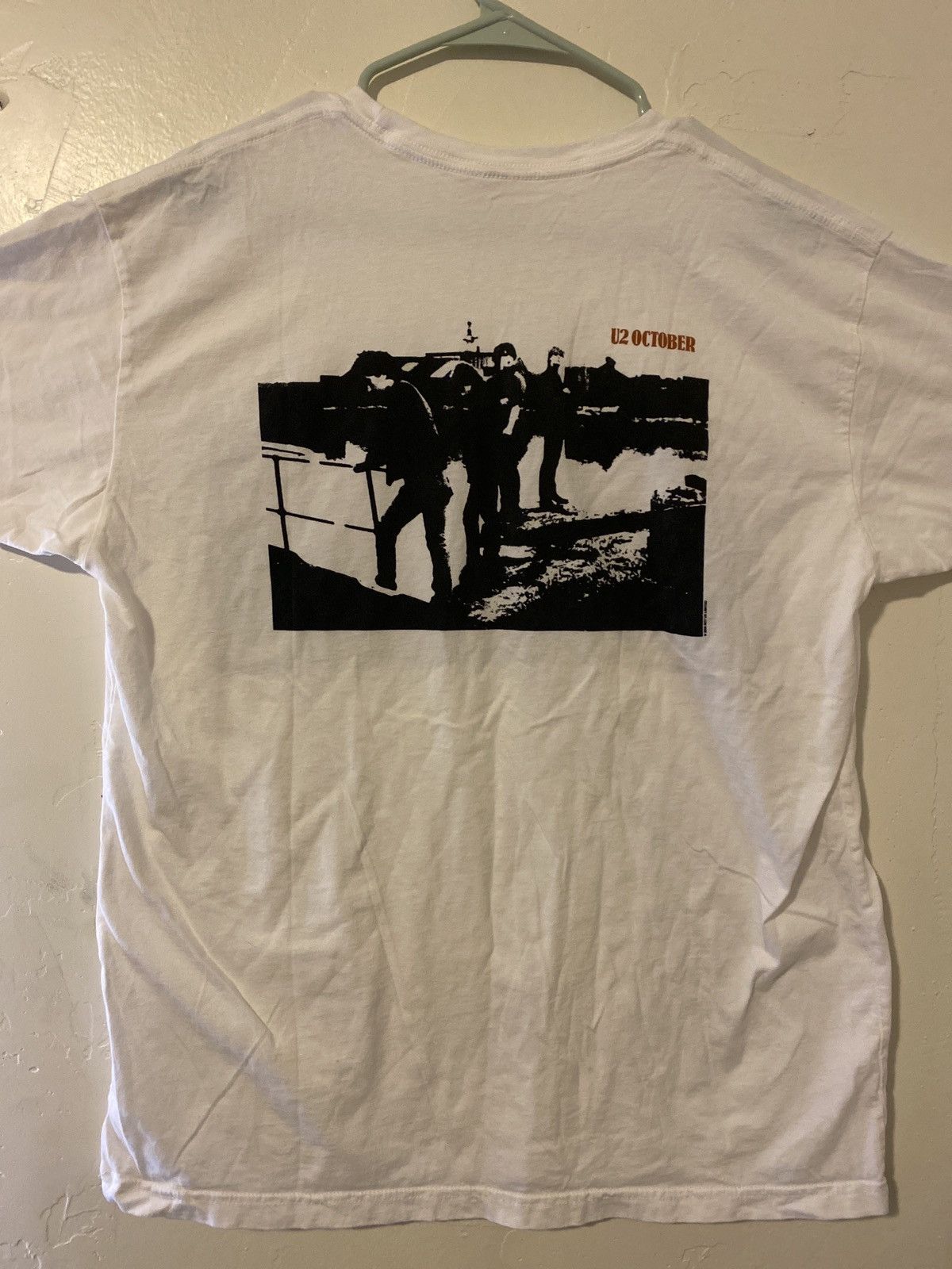 Next Level Apparel × Vintage Vintage XL U2 October T Shirt