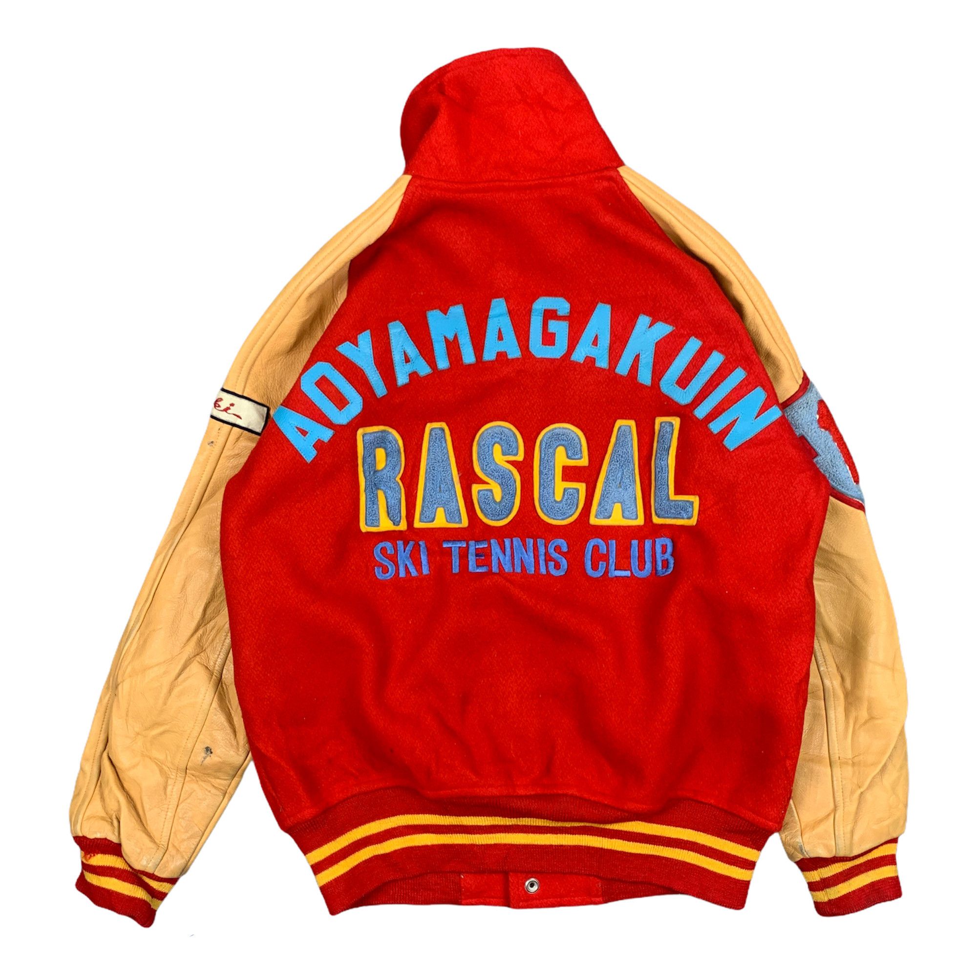 Vintage Vintage Rascal Chuo Sports Varsity Jacket Leather Sleeve | Grailed