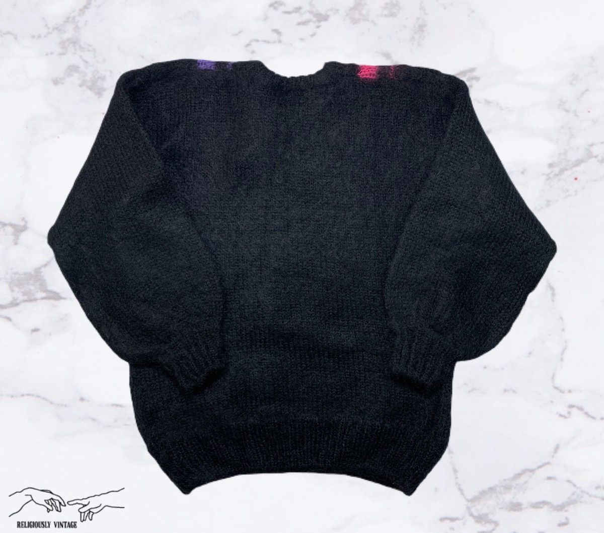 Vintage Vintage Funky Mohair Sweater Size US M / EU 48-50 / 2 - 2 Thumbnail