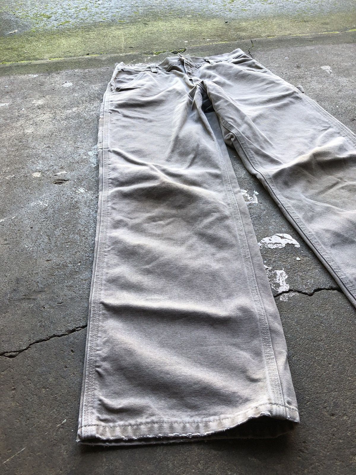 Carhartt Carhartt Work Pants Faded Distressed Size US 30 / EU 46 - 5 Thumbnail